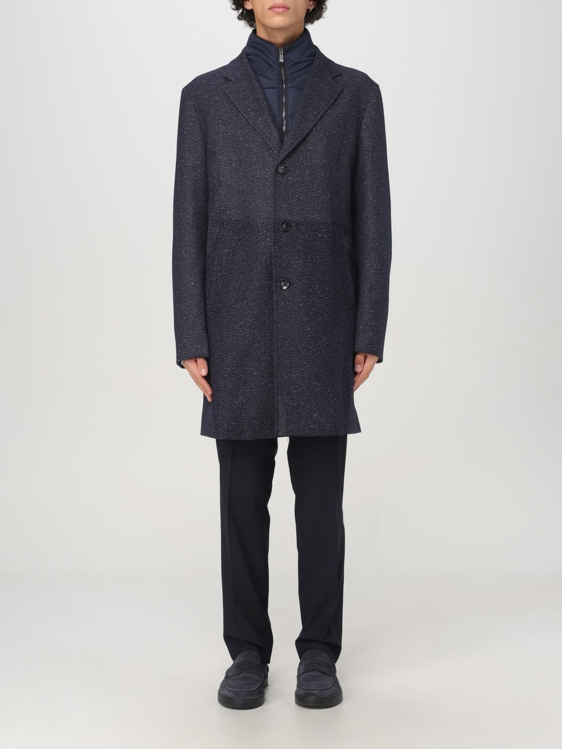Boss Coat Men Blue