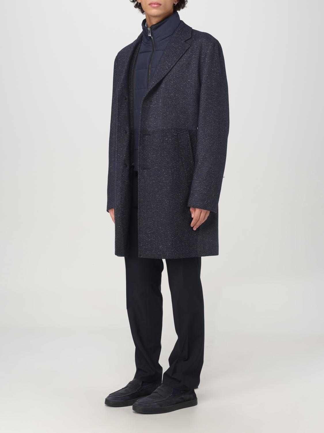 Boss Coat Men Blue