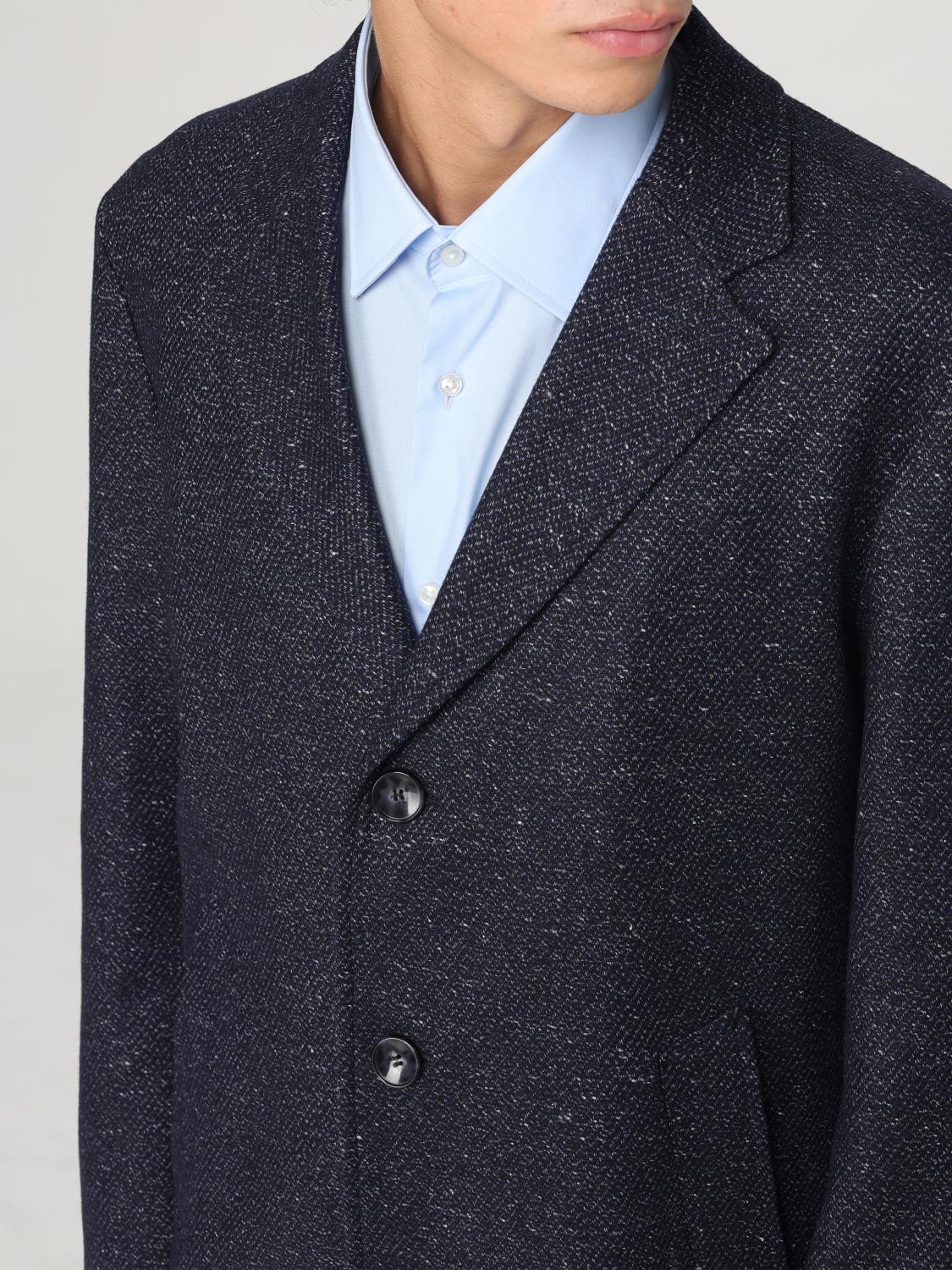 Boss Coat Men Blue