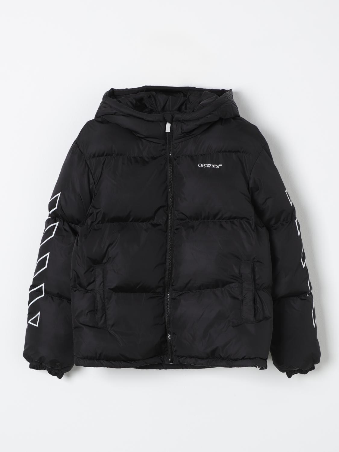Off White Kids Jacket Kids Black