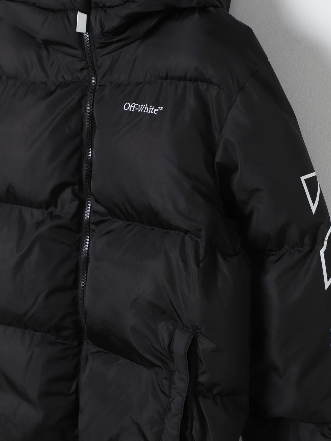 Off White Kids Jacket Kids Black