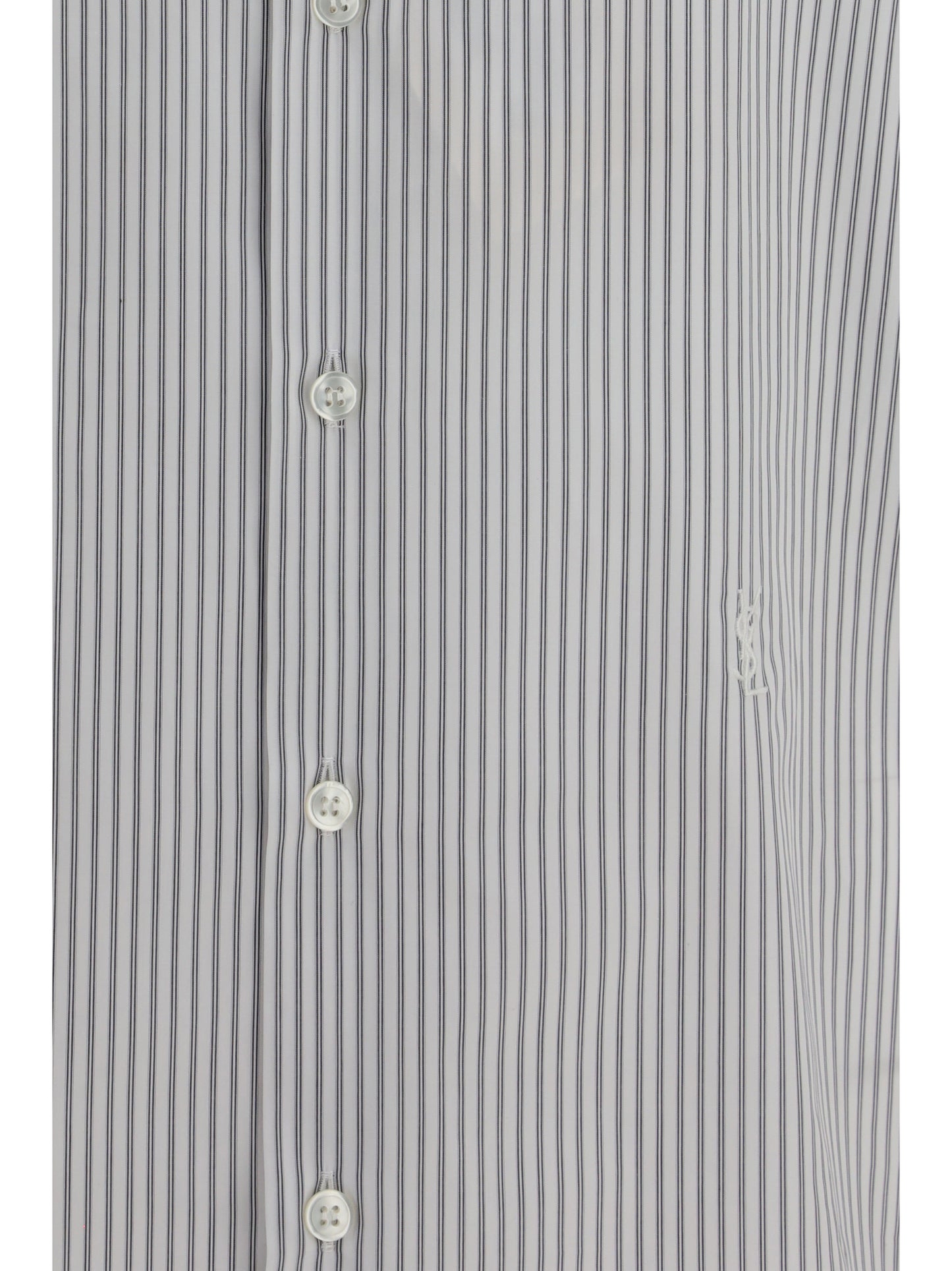 Saint Laurent Striped Shirt with button fastening - Beige