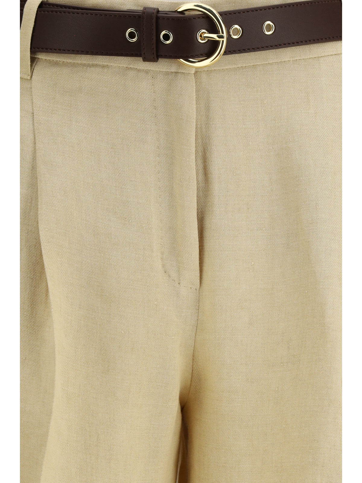 Max Mara Studio Mstsumero Pants in linen batavia - Coloniale