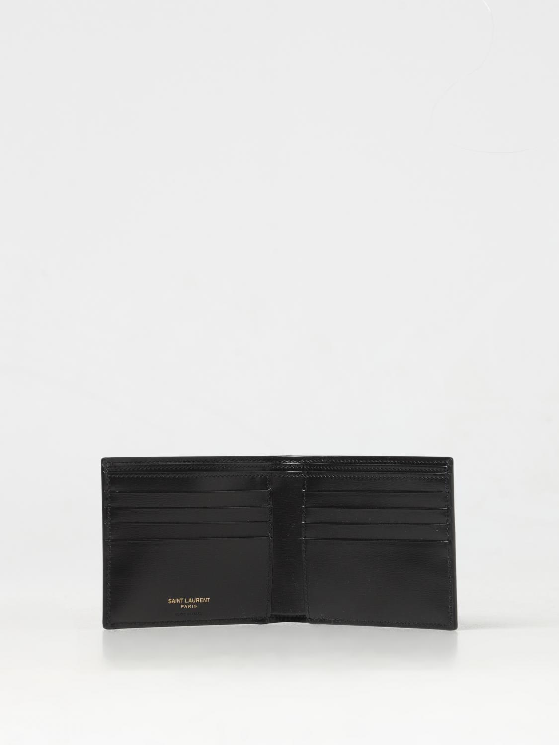 Saint Laurent Wallet Men Black