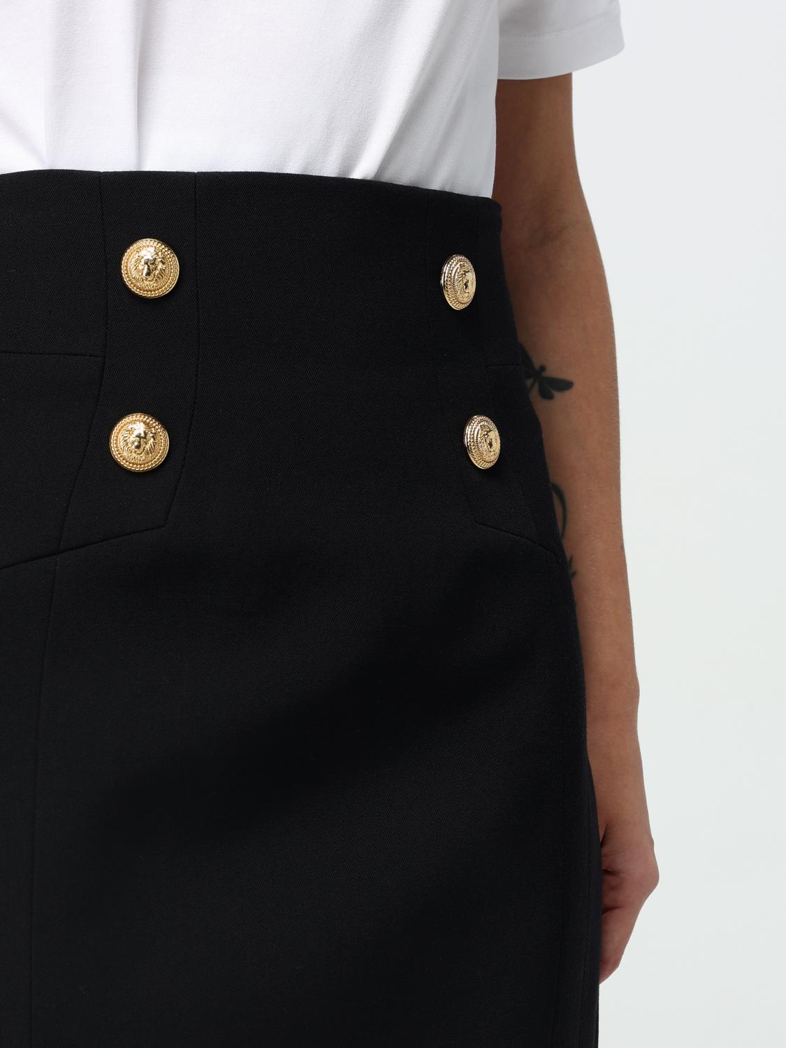 Balmain Skirt Woman Black
