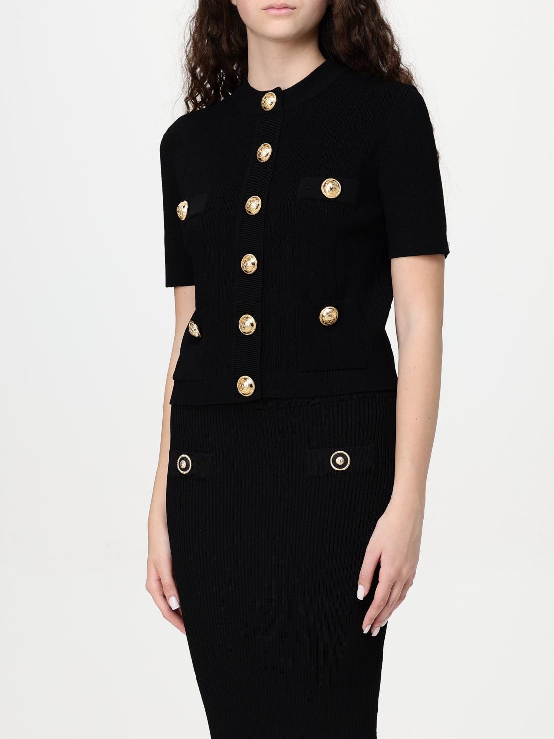 Balmain Cardigan Woman Black