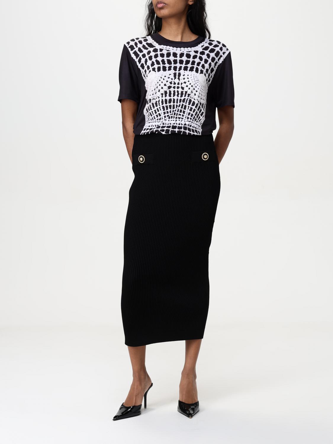 Balmain T Shirt Woman Black