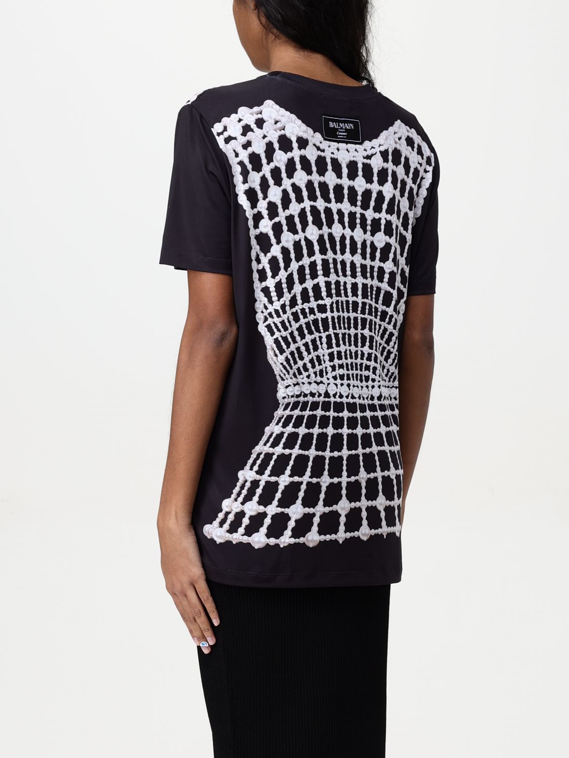 Balmain T Shirt Woman Black
