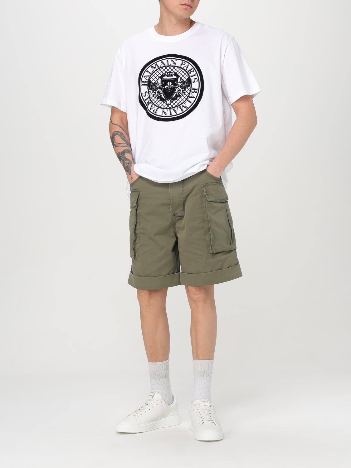 Balmain Short Men Green