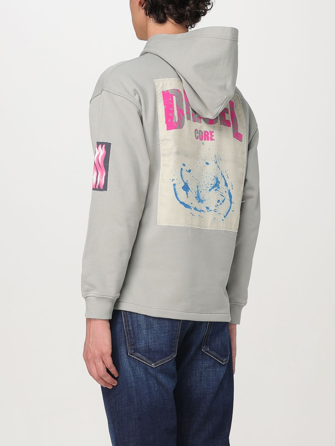 Diesel Sweatshirt Men Grey