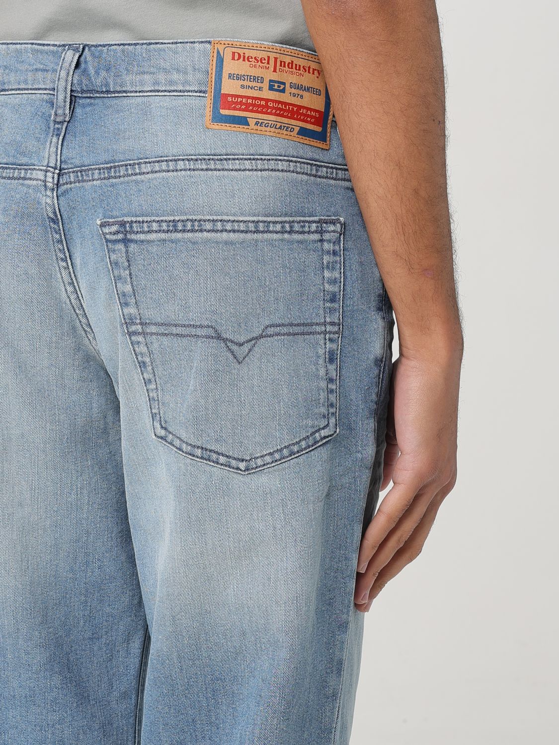 Diesel Jeans Men Stone Washed