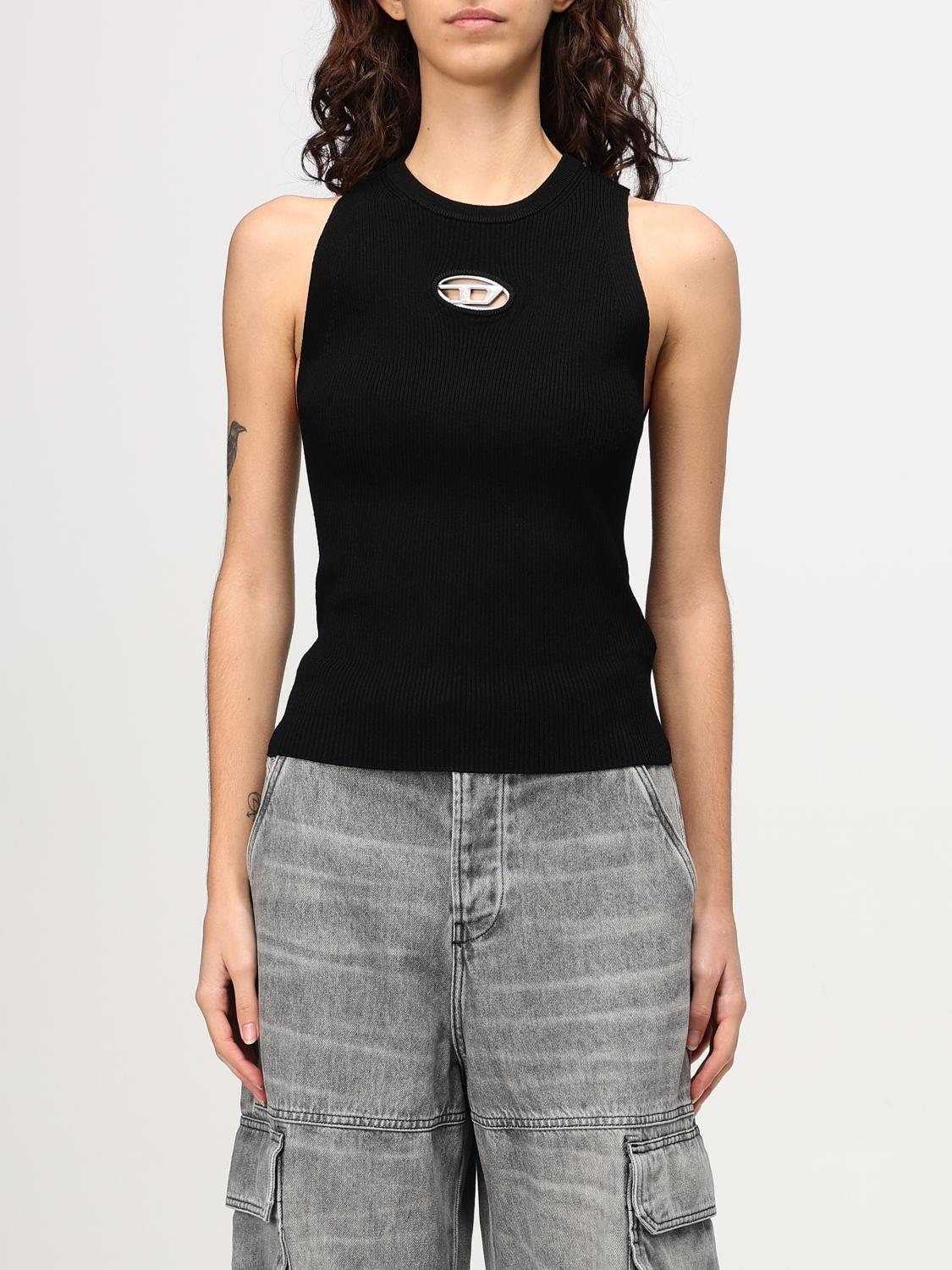 Diesel T Shirt Woman Grey
