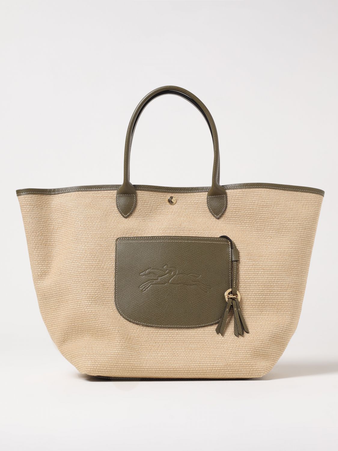 Longchamp Tote Bags Woman Brown