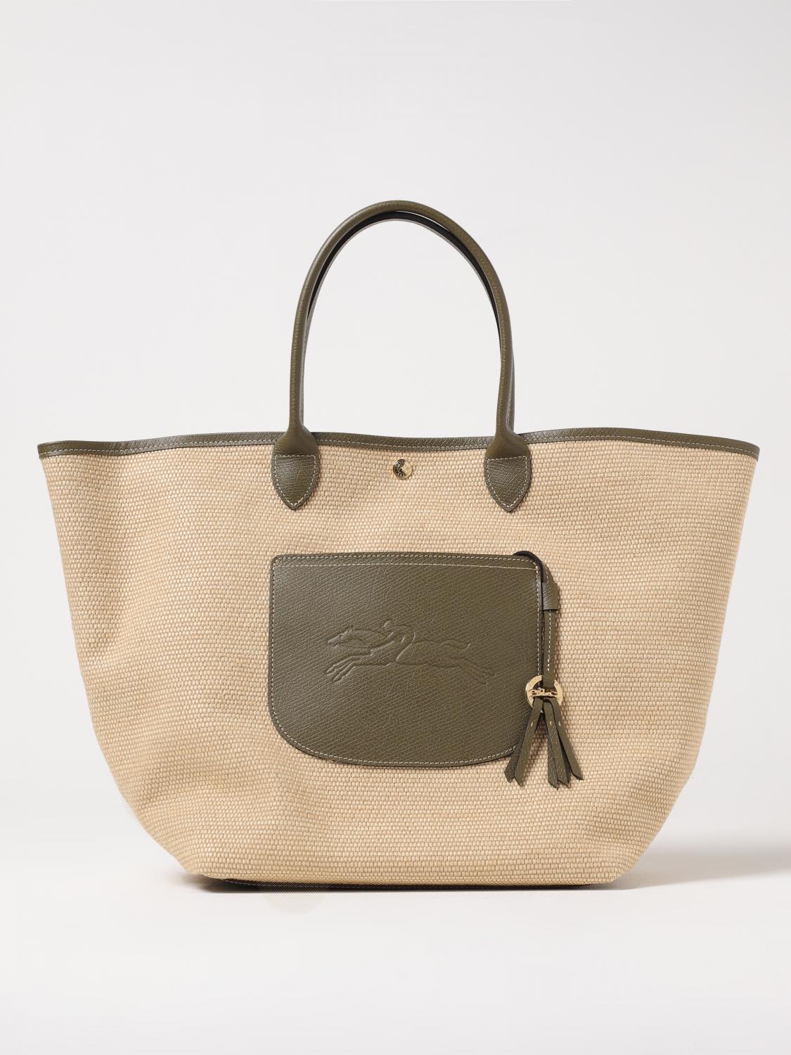 Longchamp Tote Bags Woman Brown
