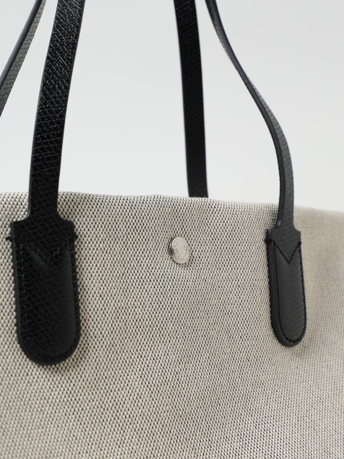 Longchamp Shoulder Bag Woman Natural