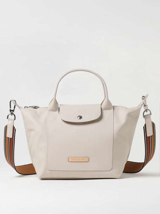 Longchamp Handbag Woman Yellow Cream