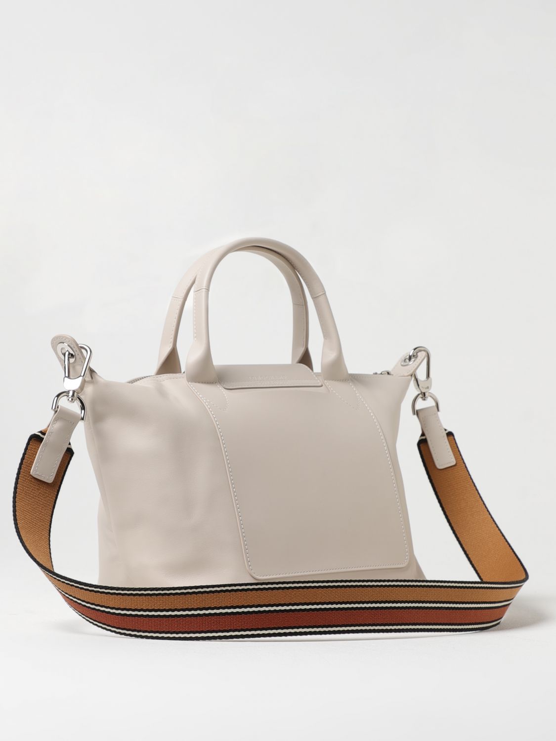 Longchamp Handbag Woman Yellow Cream
