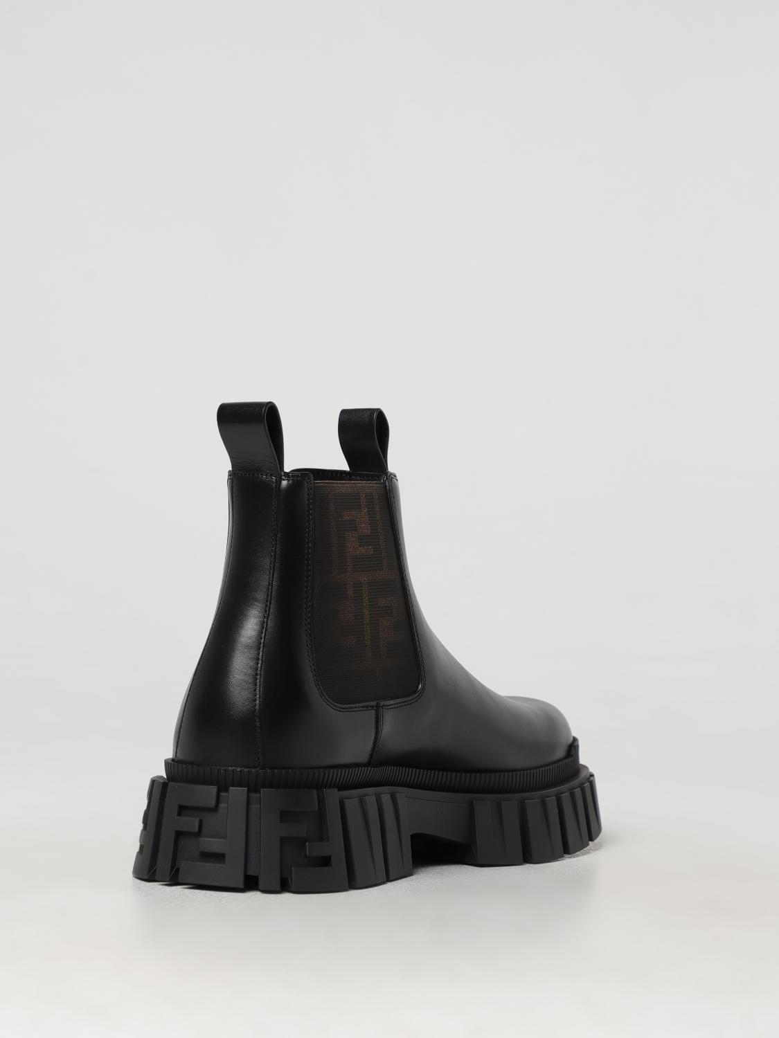 Fendi Boots Men Black