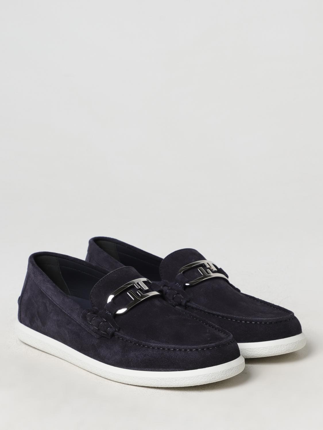 Fendi Loafers Men Blue