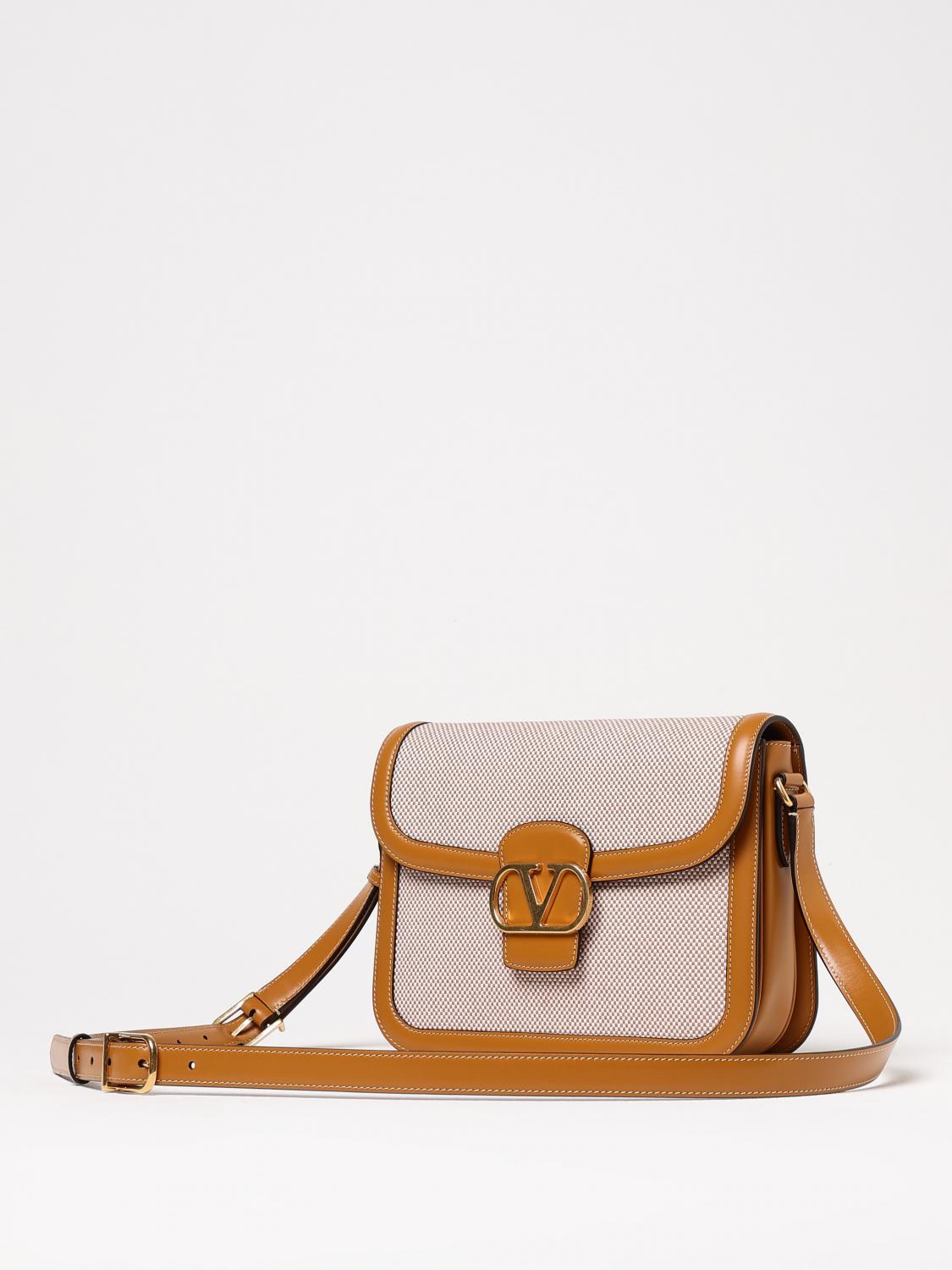 Valentino Garavani Crossbody Bags Woman Yellow Cream