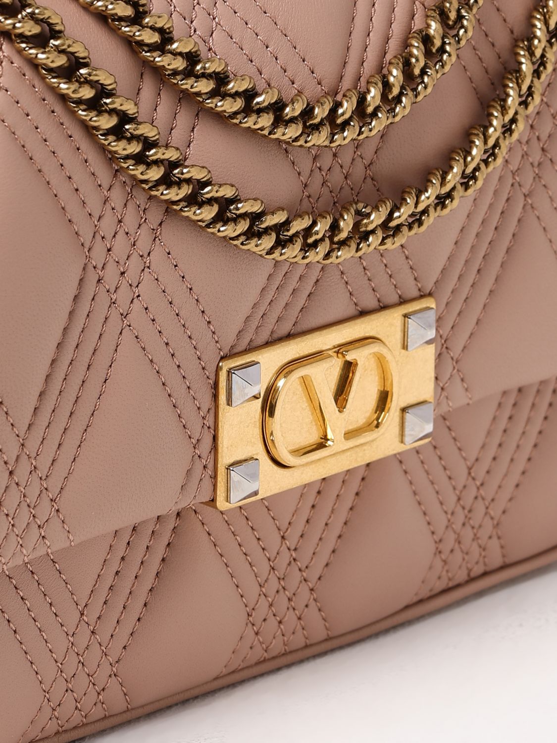 Valentino Garavani Crossbody Bags Woman Blush Pink