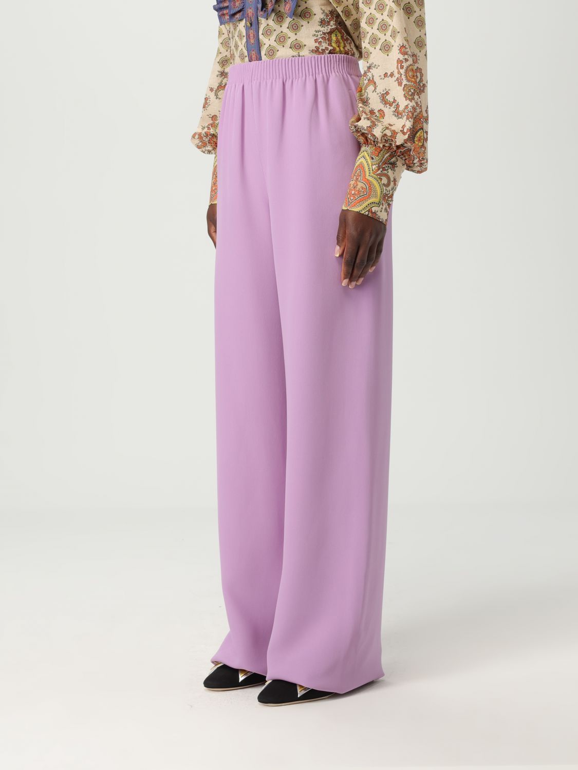 Valentino Pants Woman Violet
