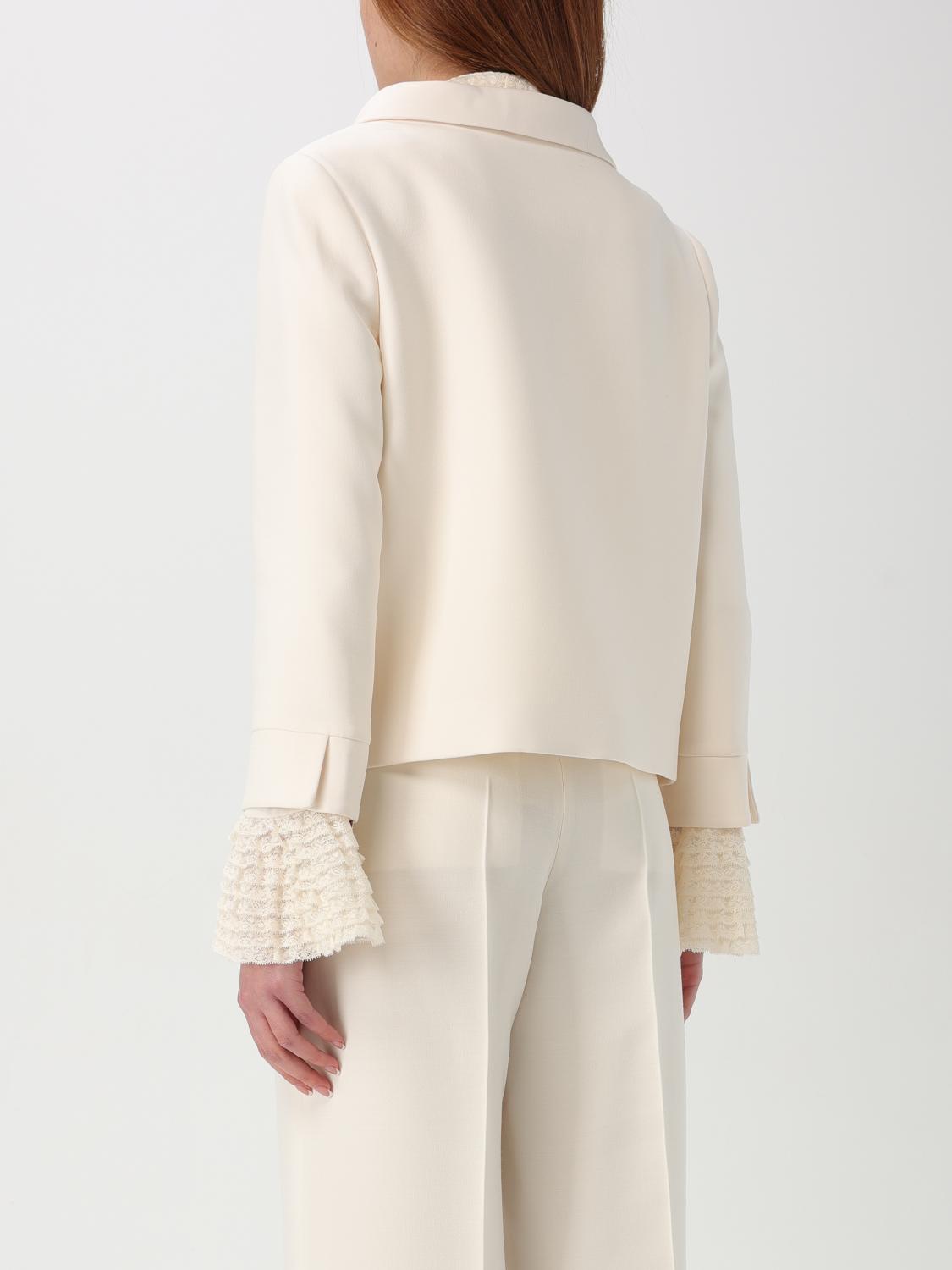 Valentino Jacket Woman Yellow Cream