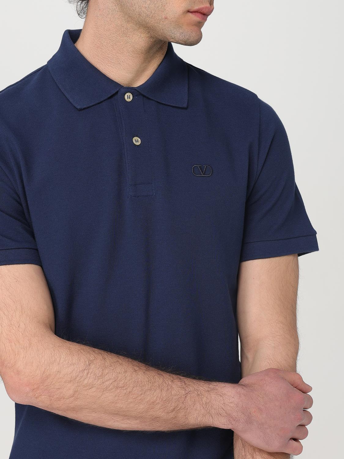 Valentino Polo Shirt Men Blue