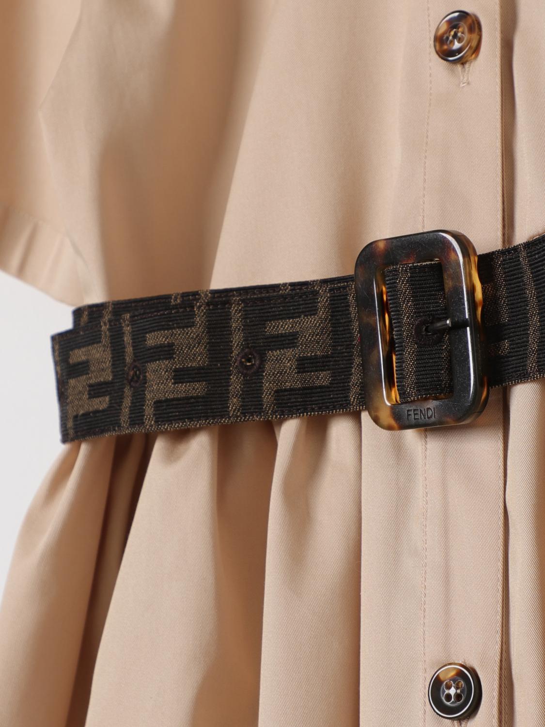 Fendi Dress Kids Beige