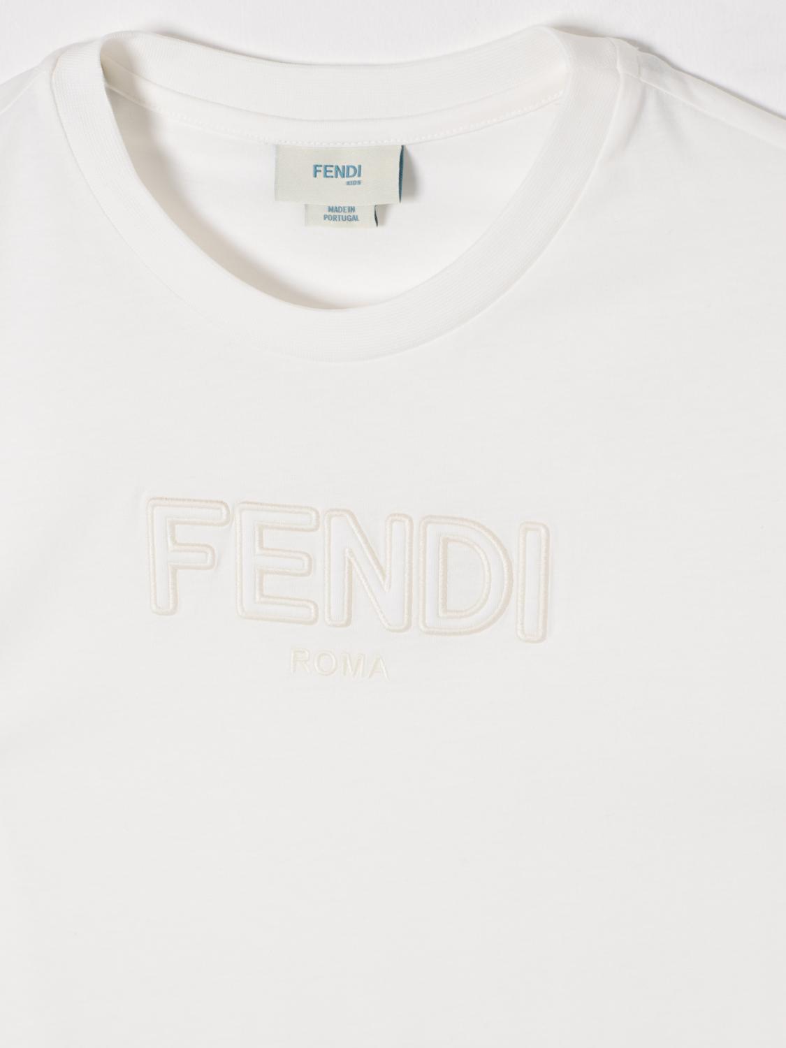 Fendi T Shirt Kids White