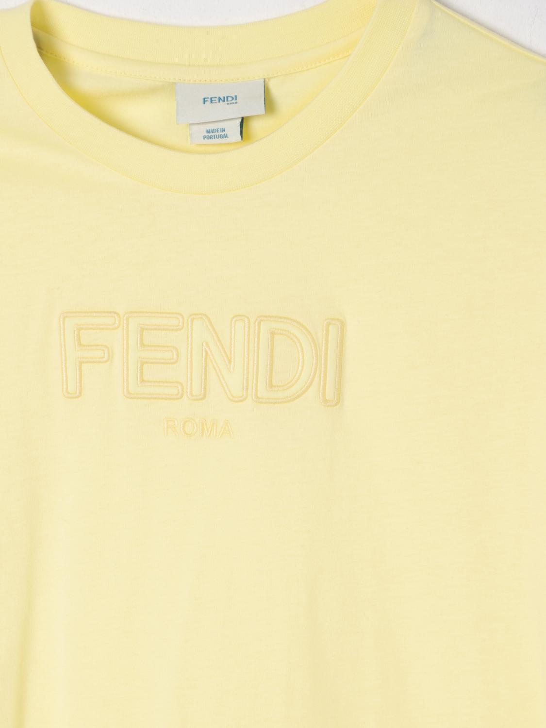 Fendi T Shirt Kids Pink