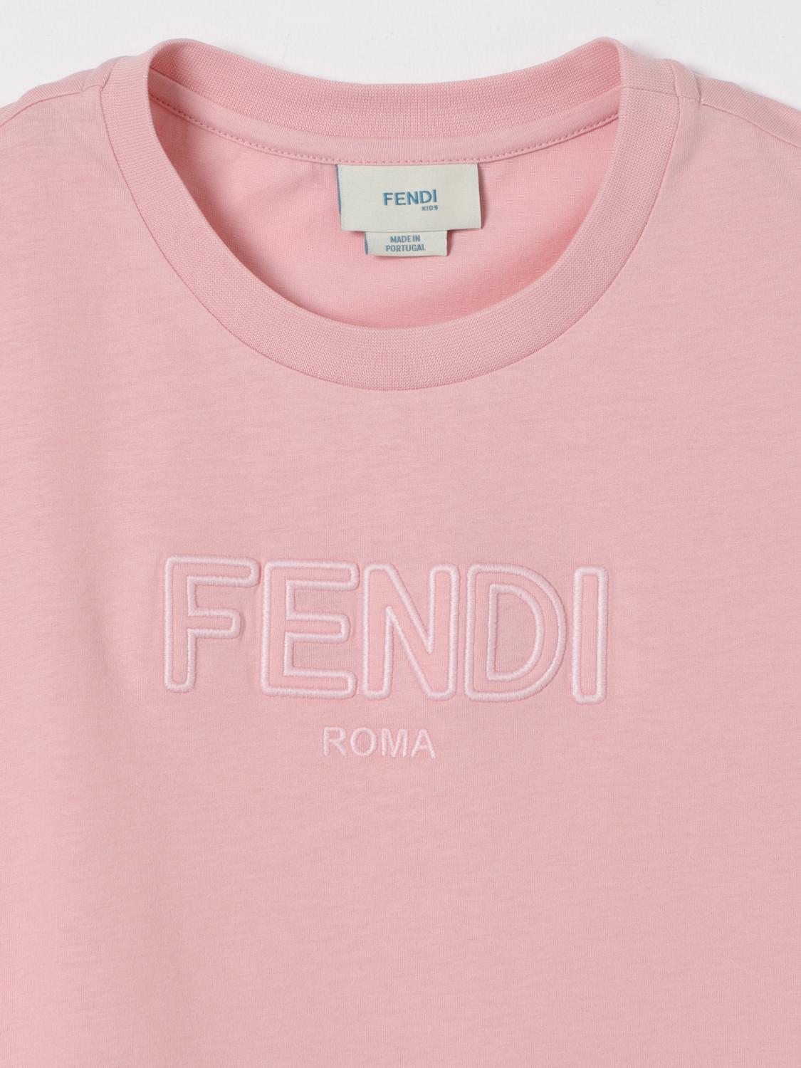Fendi T Shirt Kids White
