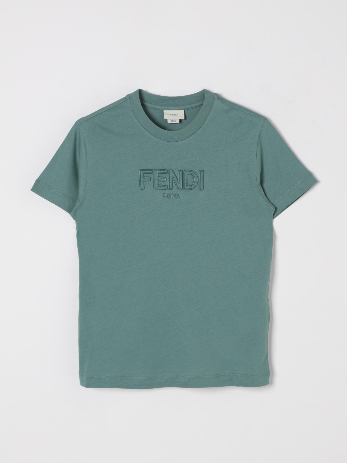 Fendi T Shirt Kids White