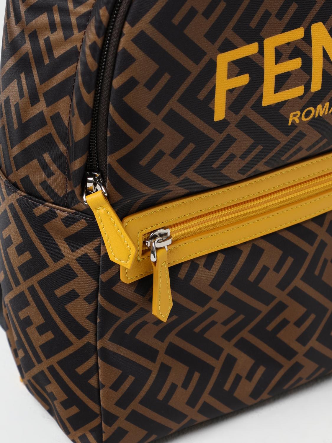 Fendi Duffel Bag Kids Tobacco
