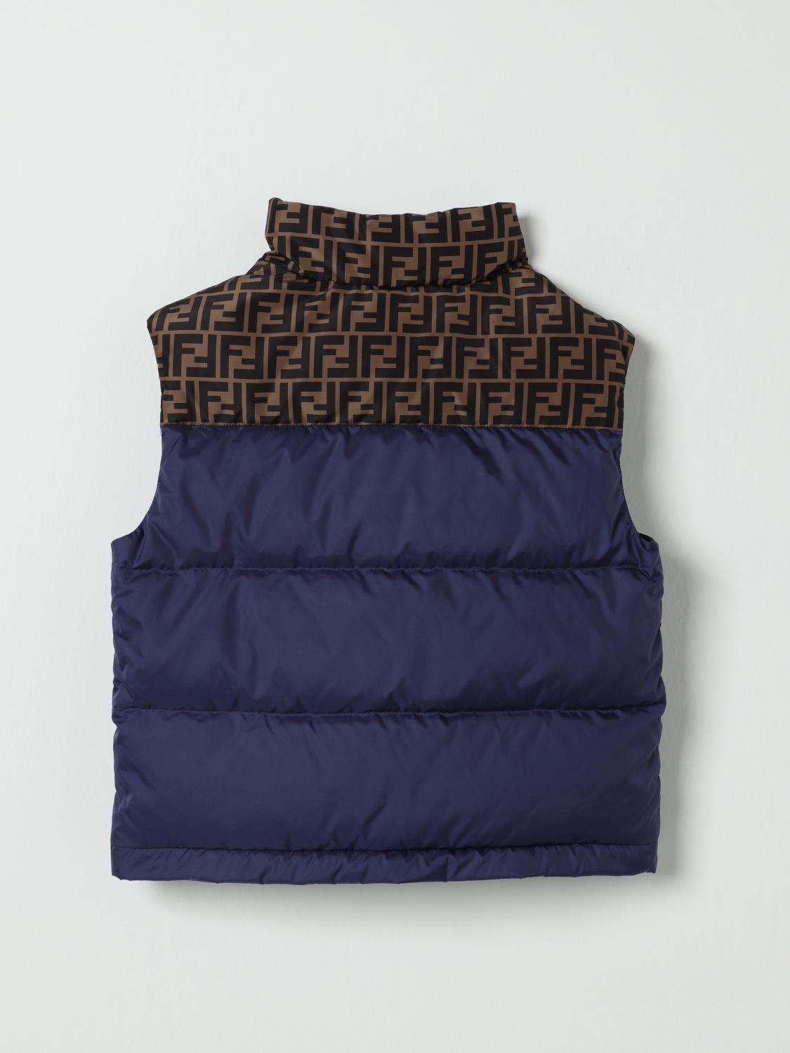 Fendi Waistcoat Kids Blue