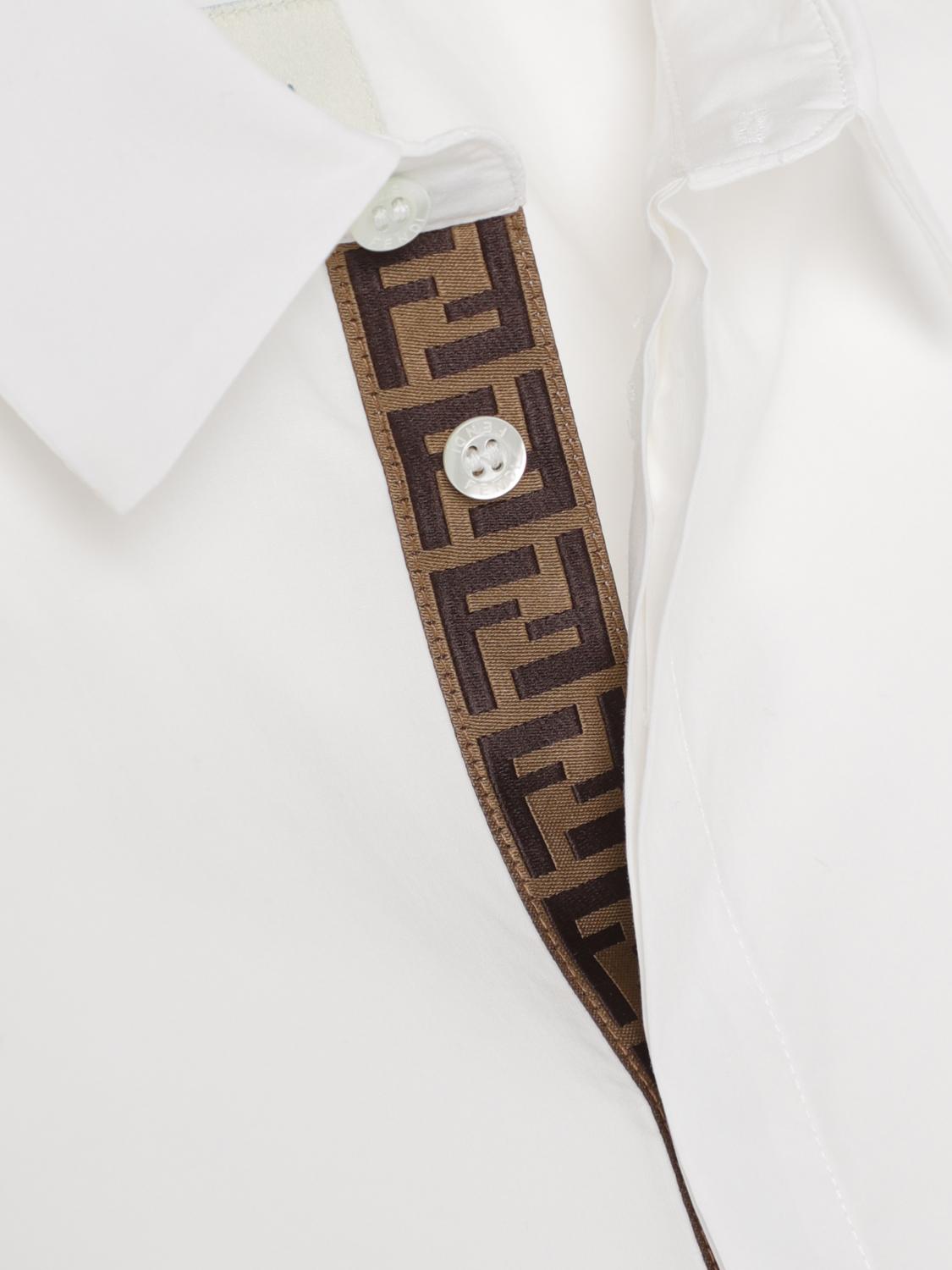 Fendi Shirt Kids White