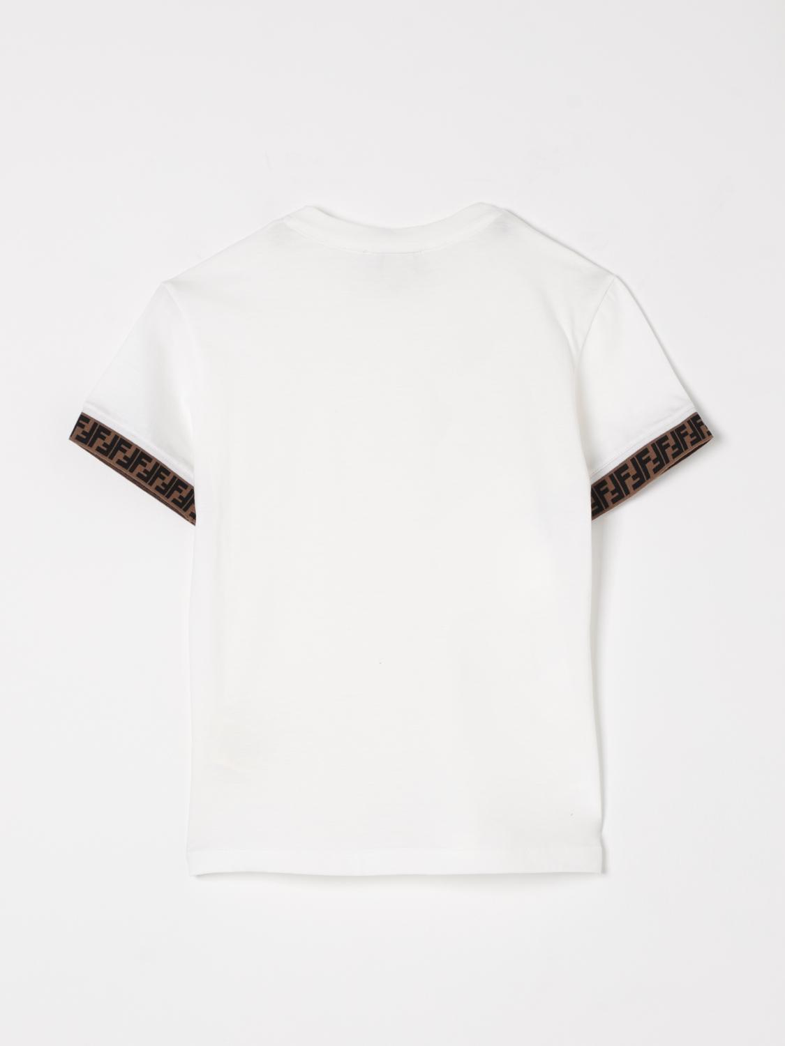 Fendi T Shirt Kids White