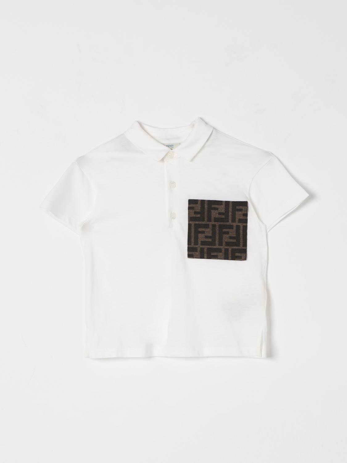 Fendi T Shirt Kids White