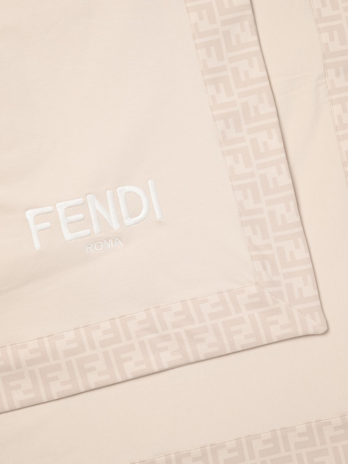 Fendi Blanket Kids Beige