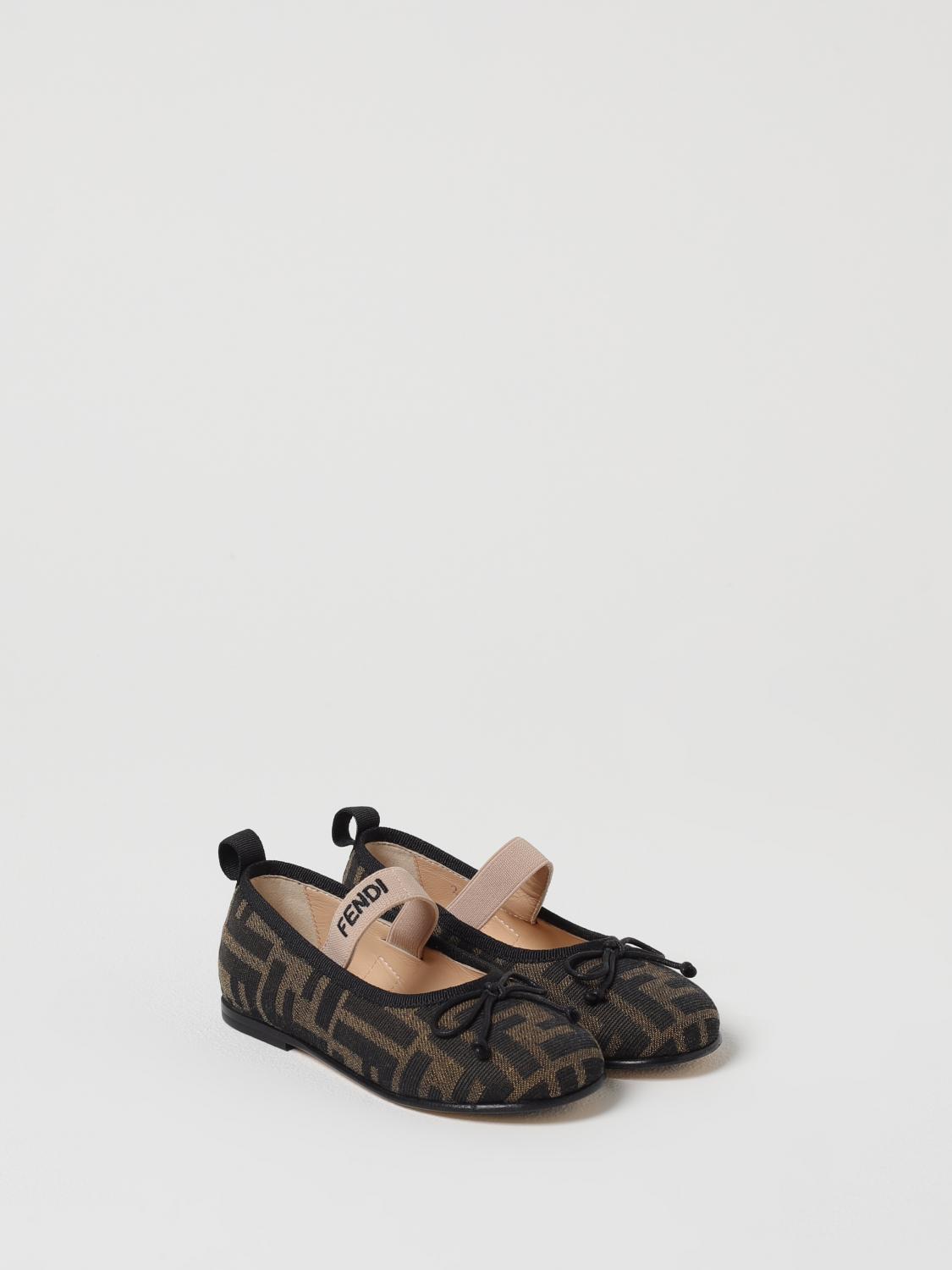 Fendi Shoes Kids Tobacco