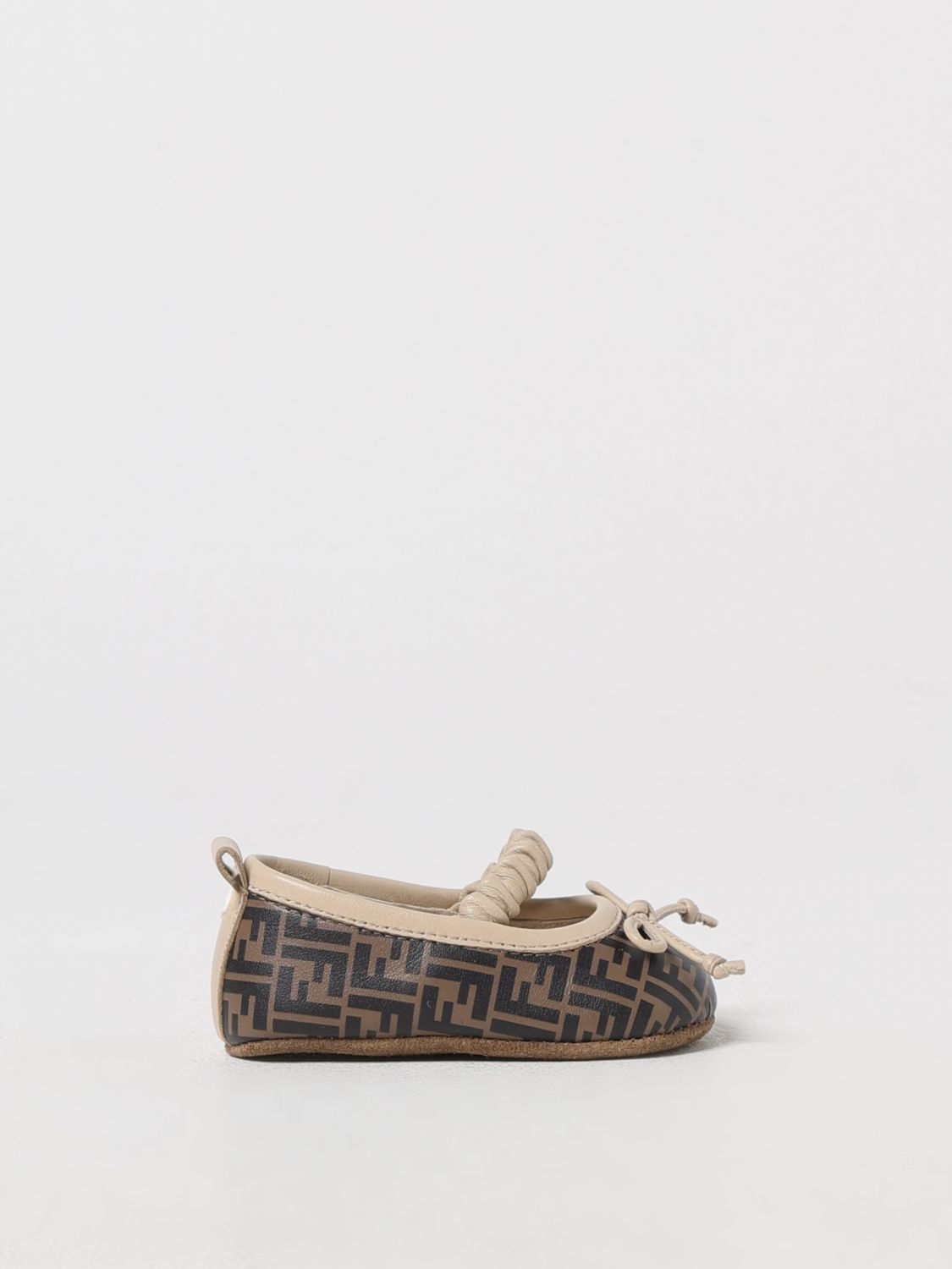 Fendi Shoes Kids Beige