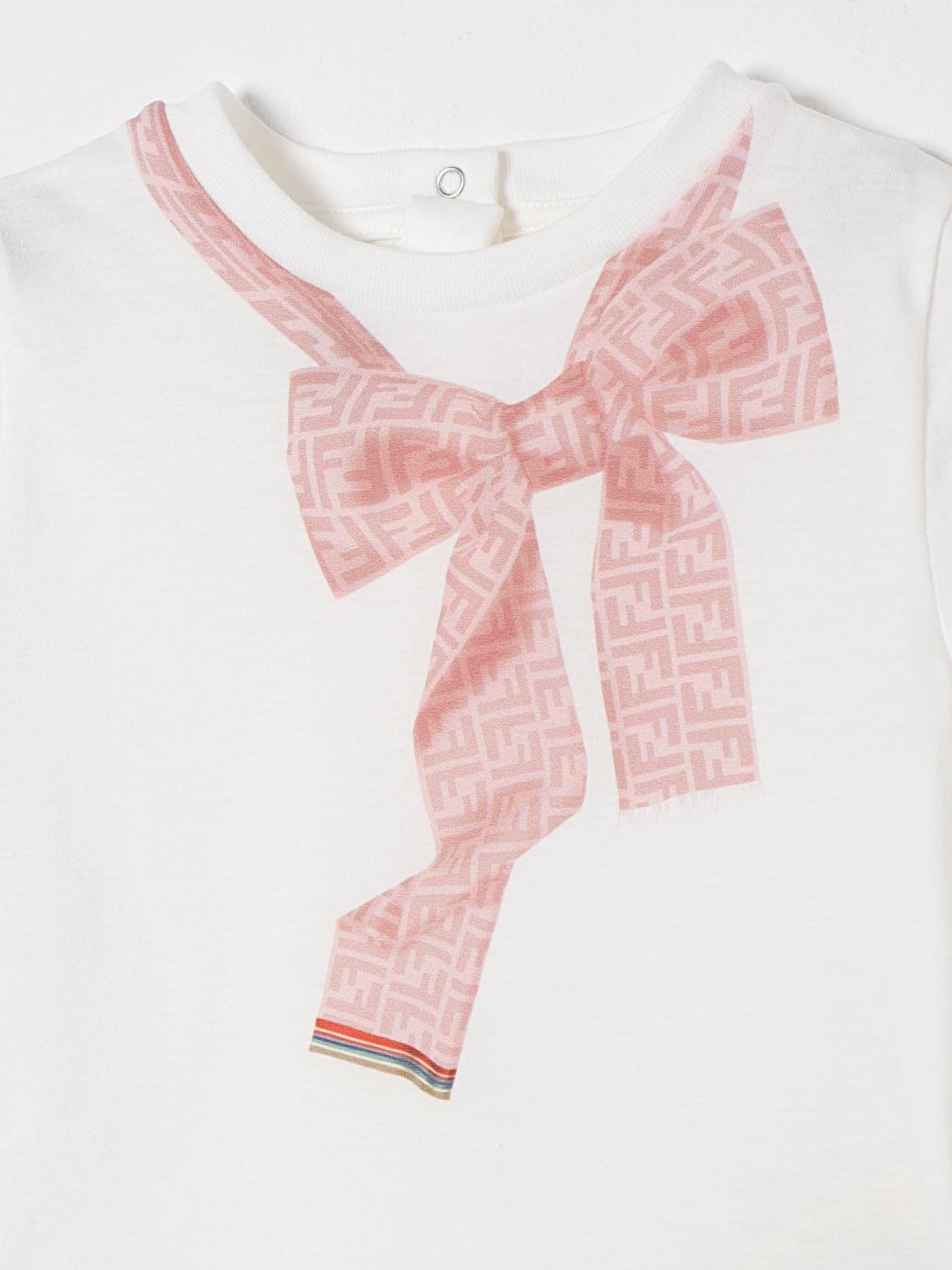 Fendi T Shirt Kids White