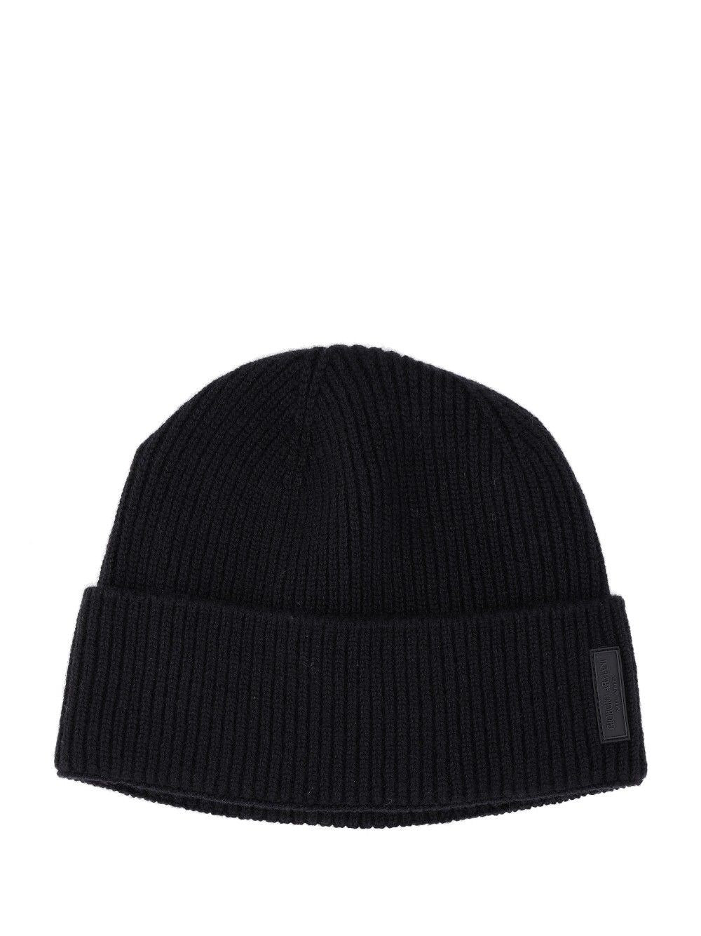 Giorgio Armani Cashmere Hat - Black