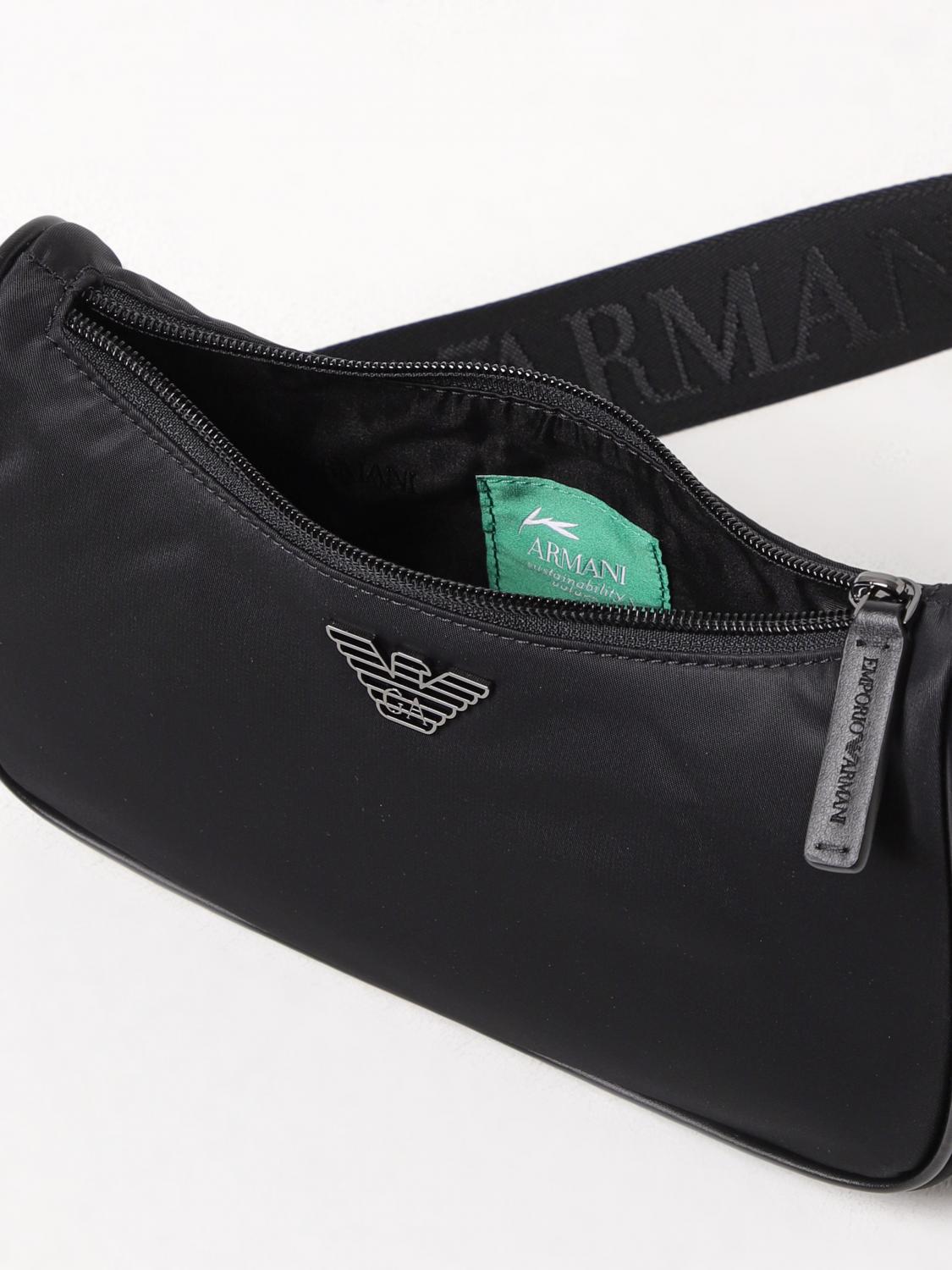 Emporio Armani Shoulder Bag Men Black