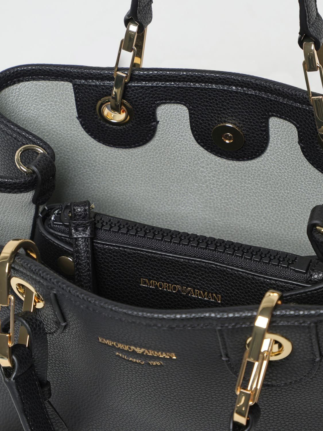Emporio Armani Tote Bags Woman Leather