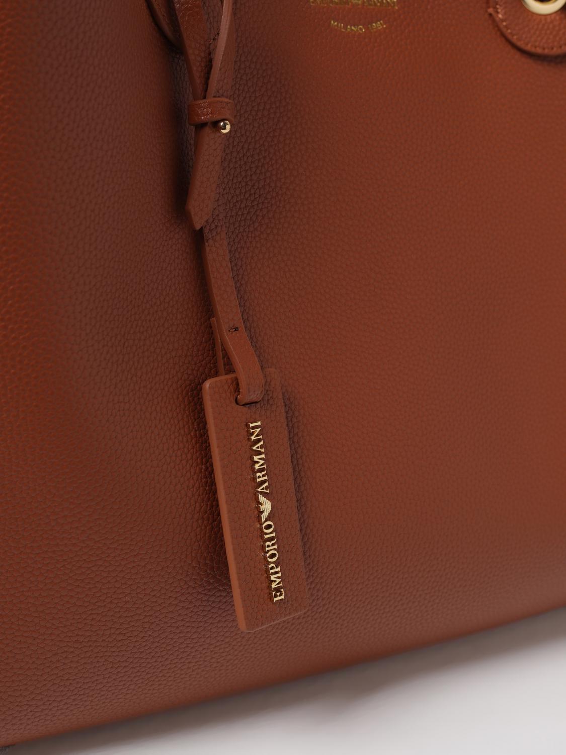 Emporio Armani Tote Bags Woman Leather