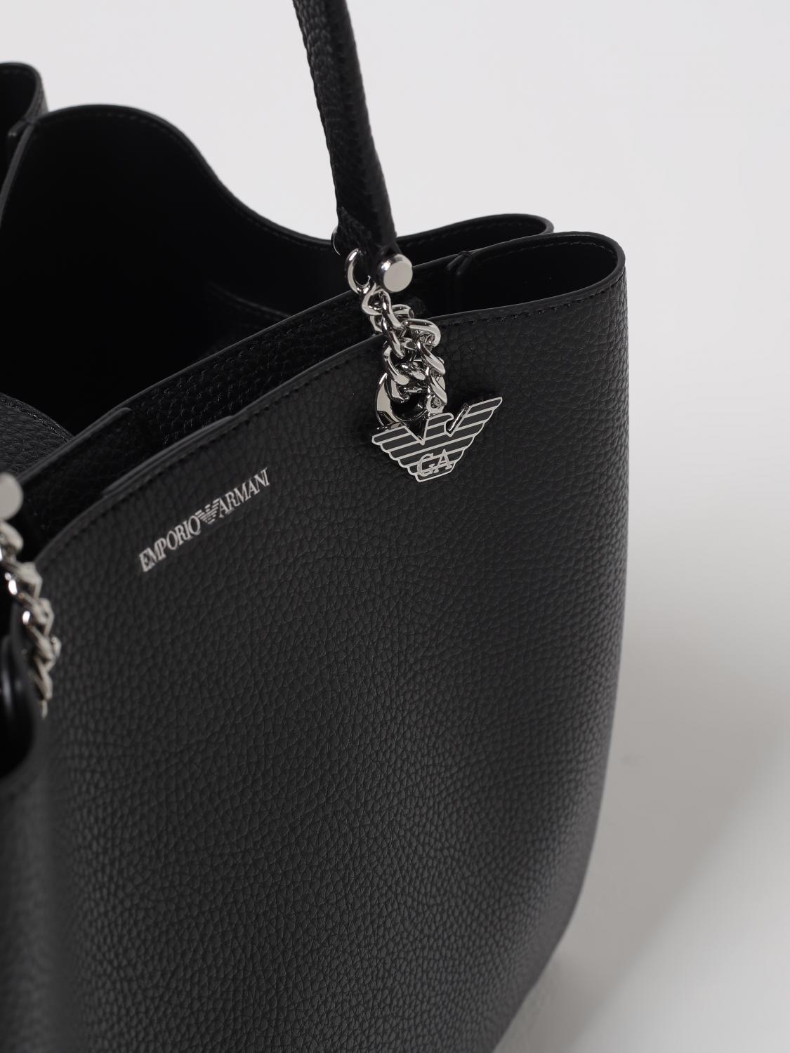 Emporio Armani Tote Bags Woman Black