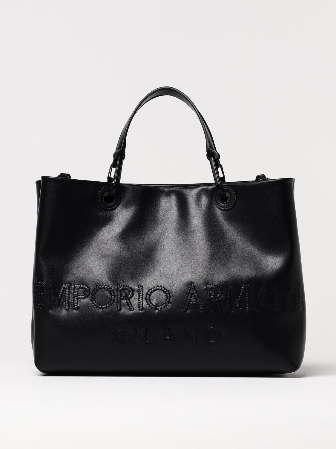 Emporio Armani Tote Bags Woman Leather