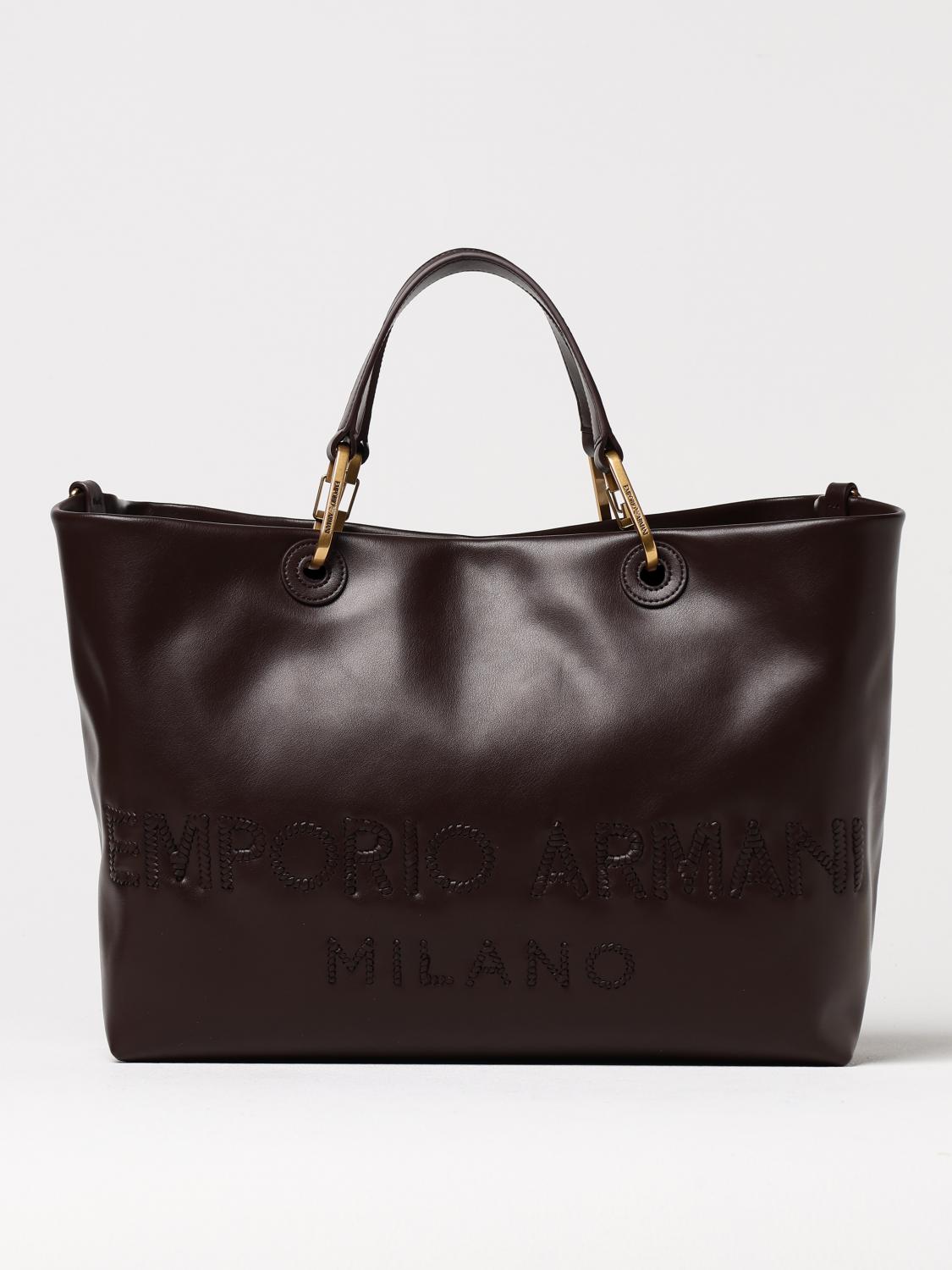 Emporio Armani Tote Bags Woman Leather