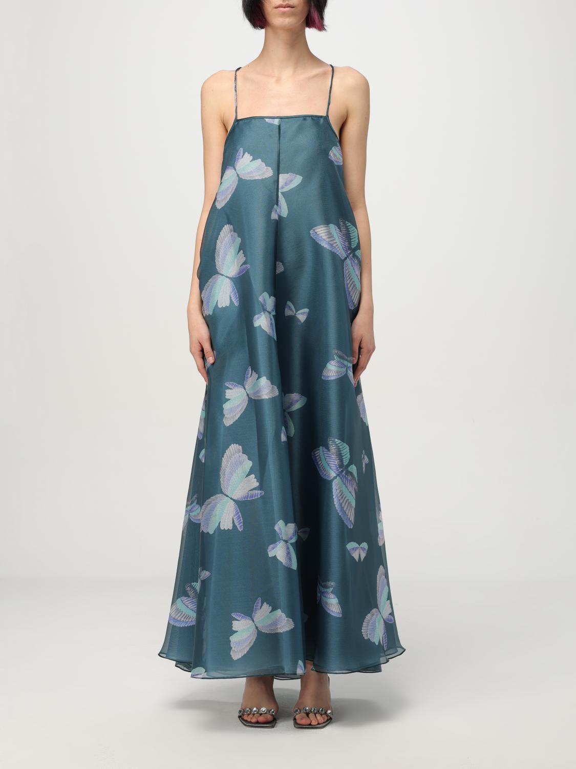 Emporio Armani Dress Woman Gnawed Blue – Modishus